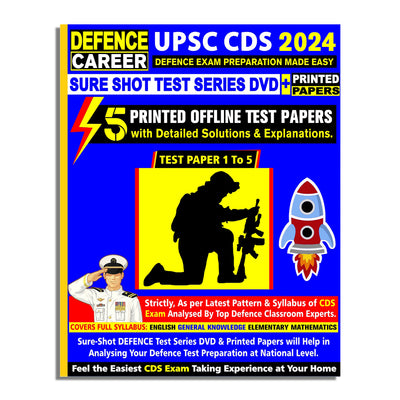CDS Exam (For IMA, OTA & Air Force) Test Series 2024: Sure Shot Test Series 1 to 5