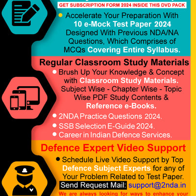 UPSC NDA Exam 2024 : 2nda Test E Book 1