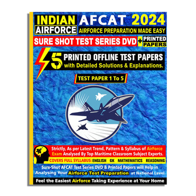 AFCAT Exam (Air Force) Test Series 2024: Sure Shot Test Series 1 to 5