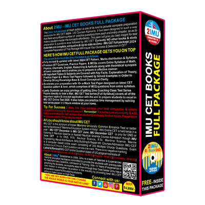 IMU CET Books Full Package 2026