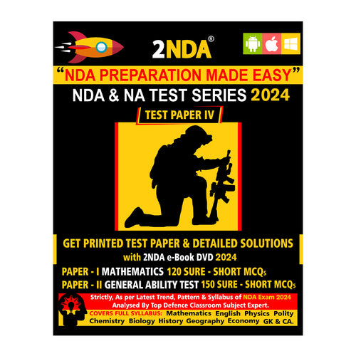 NDA Sure-Shot 2024 : 2nda Test Book 4