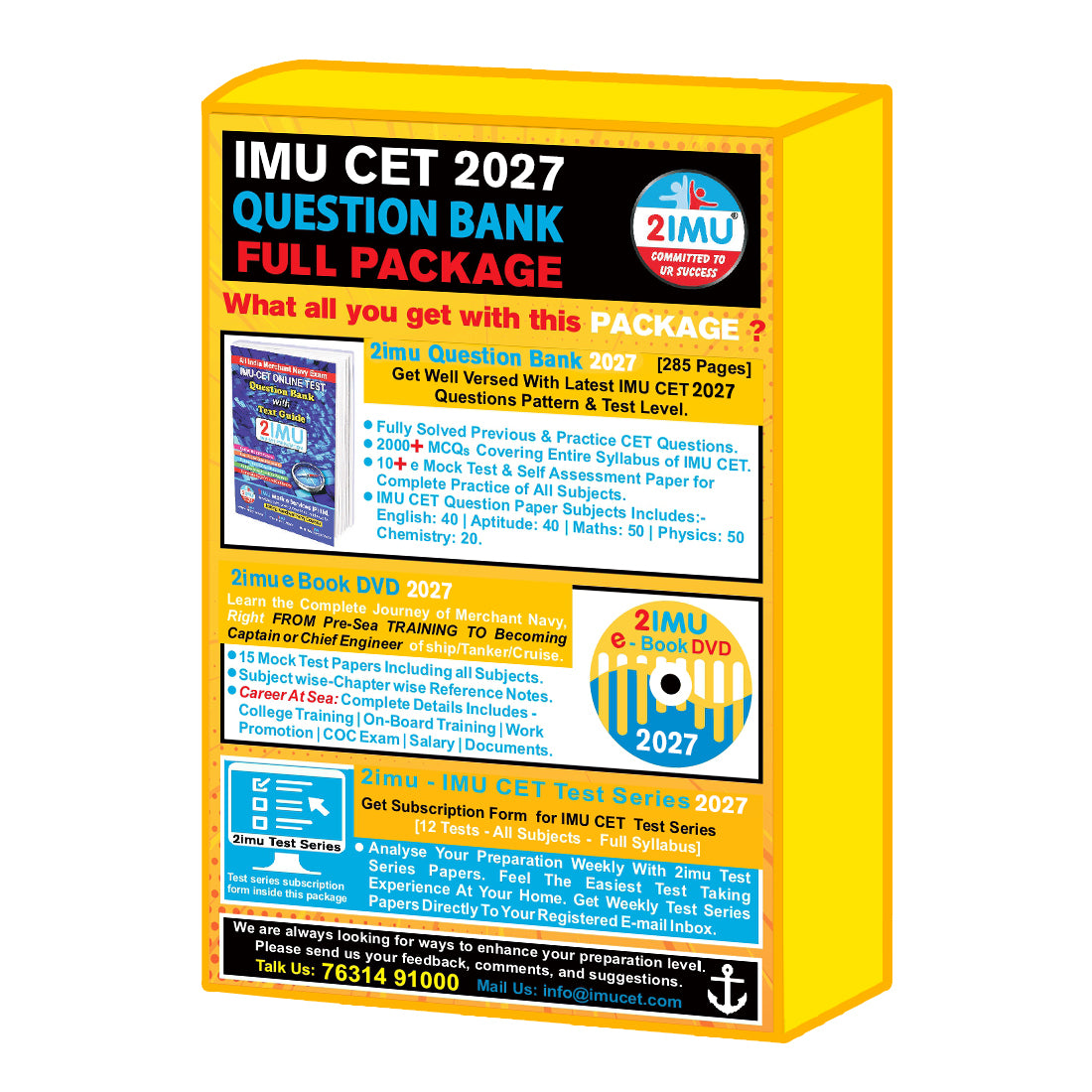 IMU CET Question Bank - 2027
