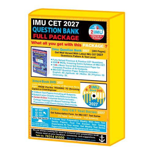 IMU CET Question Bank - 2027