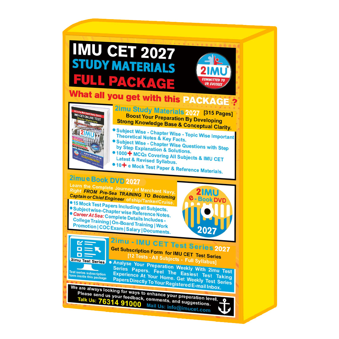 IMU CET Study Material 2027