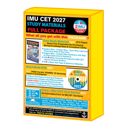 IMU CET Study Material 2027