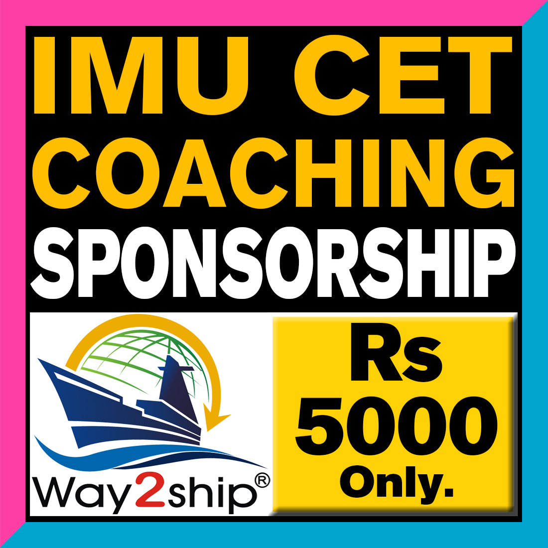 IMUCET (UG) Sponsorship 2023